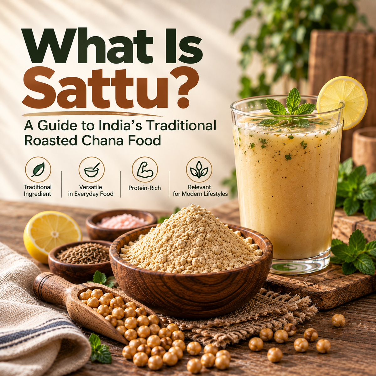 What Is Sattu? A Guide to India’s Traditional Roasted Chana Food